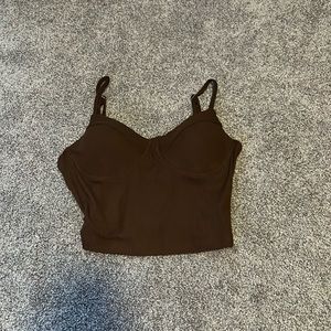 Solid Bustier Cami Top